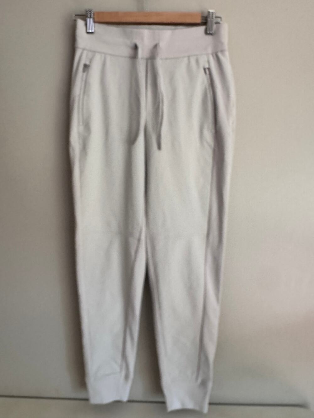 Athleta Women’s Size 0 Gray Jogger Pants Zip Pockets Drawstring